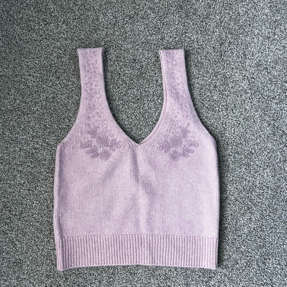 Mango knit tank. Small. New with tags